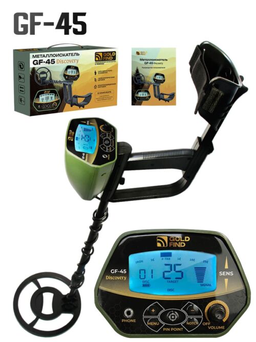 Металлоискатель для начинающих GF-45 -900